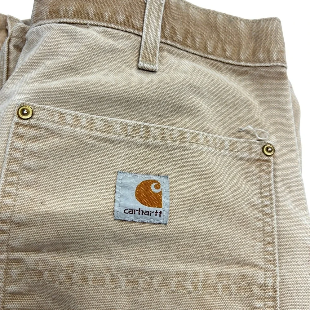 VTG‎ Carhartt Lot 3 USA Double Front Duck Canvas Carpenter Pants 34x30 Dungaree